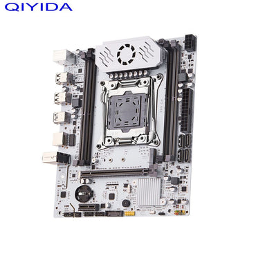 Placa-mãe QIYIDA X99 D4 TPM2.0 LGA 2011 3 com slot M.2 Suporte a chipset X99 C612 Memória DDR4 SATA3.0 USB3.0 PCI16X