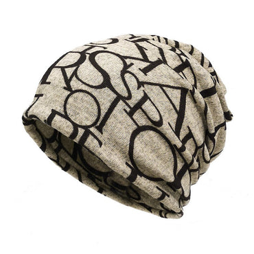 Cotton Slouchy Beanies for Men Vintage Hip-Hop Slouchy Hat Autumn Winter Warm Unisex Skullies Solid Color Male Skull Caps