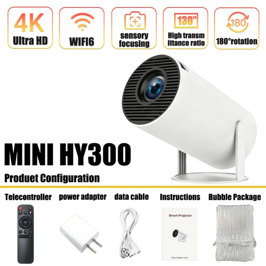 2026 Projector Newest HY300 Mini Portable Pocket Smart Android Projector Wireless Home Theater Magcubic Projector Hy300 ?