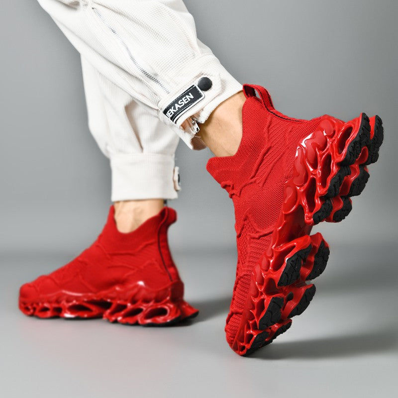 Tênis Masculino Casual Masculino Tênis Masculino de Luxo Tênis Masculino de Corrida Respirável Sapatos da moda Loafers Tênis de corrida para homens