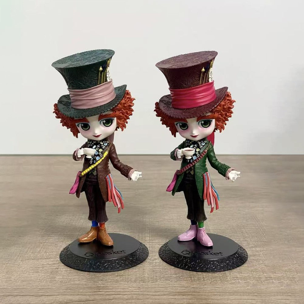 100% Original em Estoque Bandai Spirits Banpresto Q Posket Q Posket Personagens Disney Alice no País das Maravilhas (2010) Modelo Chapeleiro Maluco
