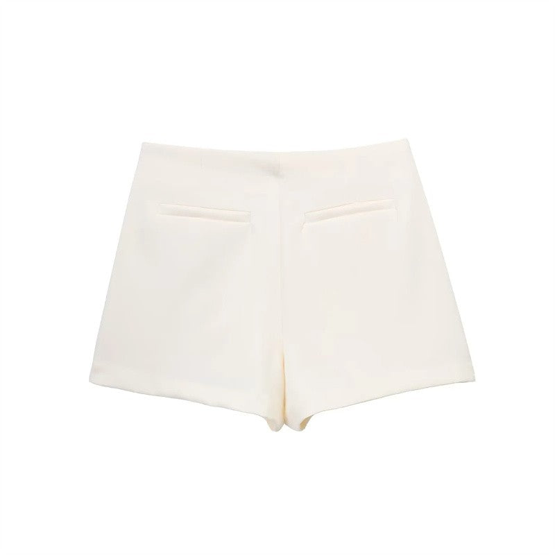 MUJER 2025 Black Mini Skirt Shorts Woman Fashion Asymmetric Skort For Women High