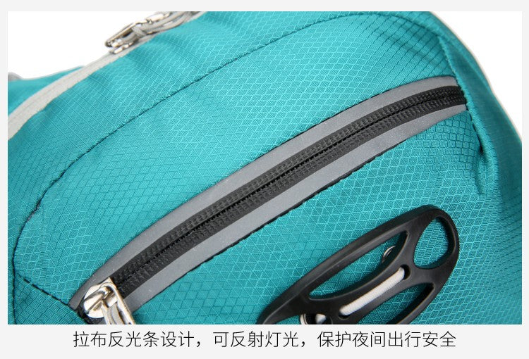 Outdoor mountaineering and cycling travel backpack, multifunctional waterproof nylon bag, suitable for men and women