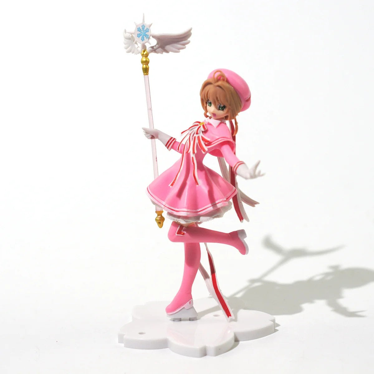 22CM Anime Card Captor Sakura Clear Card-hen Kinomoto Sakura Boneco de Ação em Pé Brinquedo Presente Colecionável