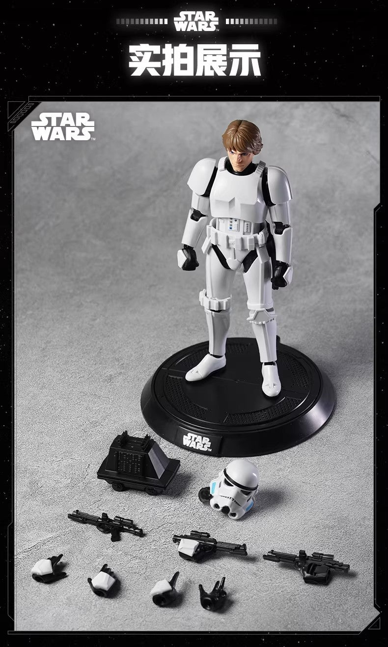 Novas Figuras de Anime Blokees Star Wars Beyond Edition Bonecos Colecionáveis Luke Skywalker com Articulação Presente de Aniversário Personalizado