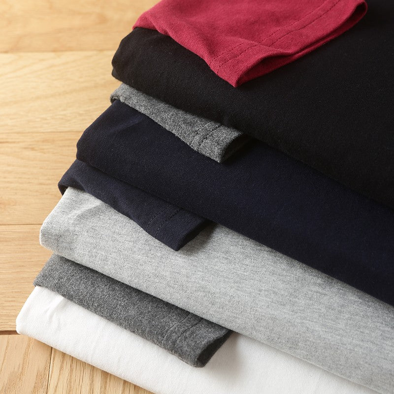 Summer New American Retro Raglan Long-sleeved O-neck Montage T-shirt Men's Fashion Simple 100%Cotton Washed Casual Sport Tops