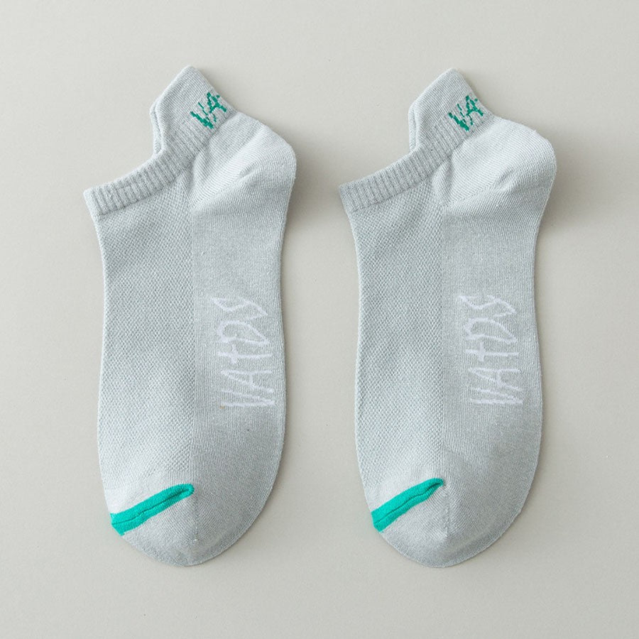 5 Pairs New Summer Cotton Men's Socks Short Thin Casual Mesh Breathable Boat Socks Fashion Comfortable Street Style Sockke Gift