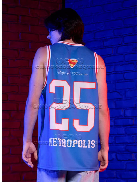 Hot Anime Superman Vest Sport Summer Men's Gyms Mesh Top Fitness Workou Joggers Sleeveless T-Shirt Male Basketball Training Top