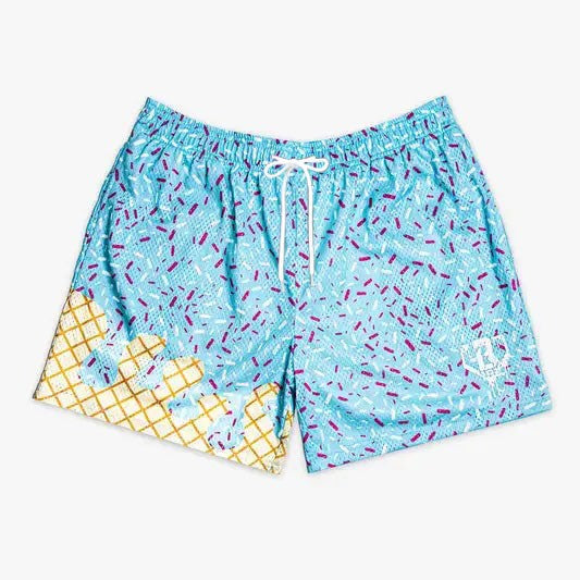 101 Summer Teen Men's Quick-drying Shorts American ice cream Print Women Sports Shorts Comfortable Basketball Beach Shorts