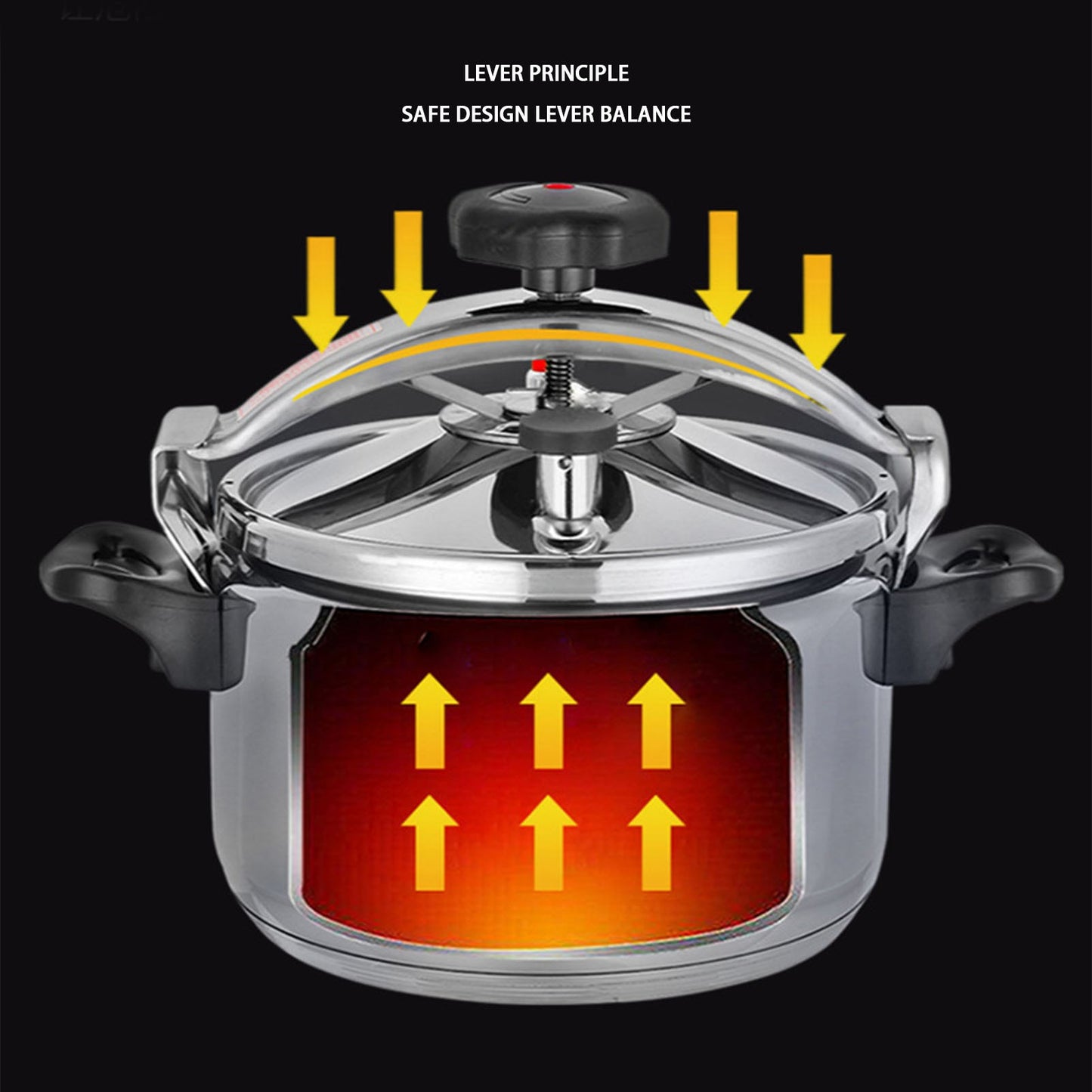 Pressure Cooker Explosion Proof Large Capacity Pressure Cooker for Gas Stove