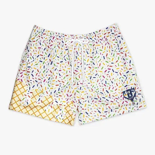 101 Summer Teen Men's Quick-drying Shorts American ice cream Print Women Sports Shorts Comfortable Basketball Beach Shorts