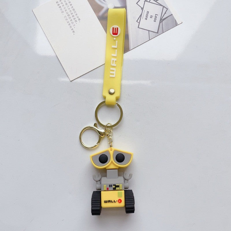 Chaveiro De Mobilização De Robô Desenho Animado Criativo Bonito Disney Wall-E Eva Chaveiro Kawaii Pingente De Decoração De Bolsa Masculina E Feminina Presente
