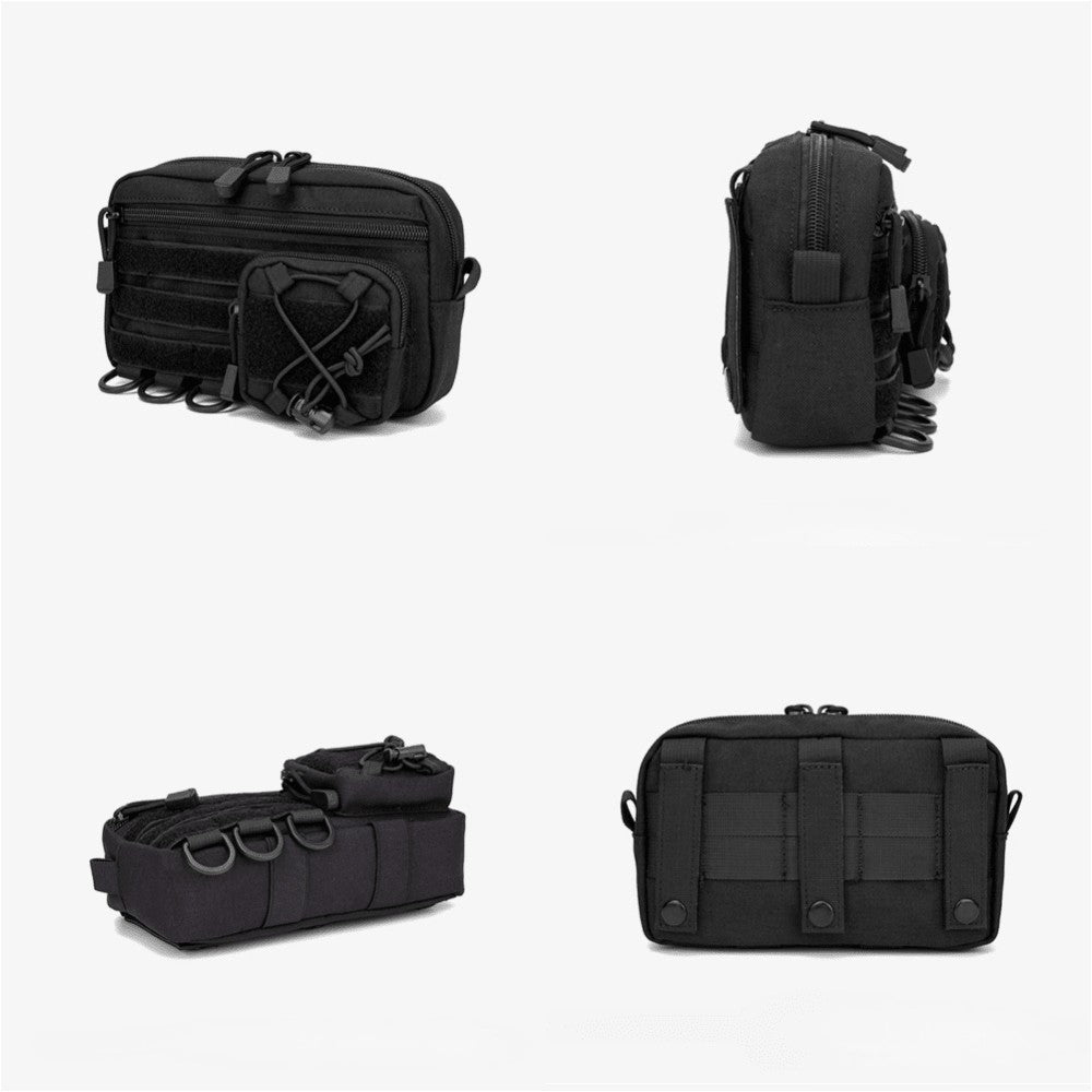 Outdoor Sports MOLLE Waist Pack, Durable EDC Tactical Waist Bag, Portable Multi Pocket Hunting Bags