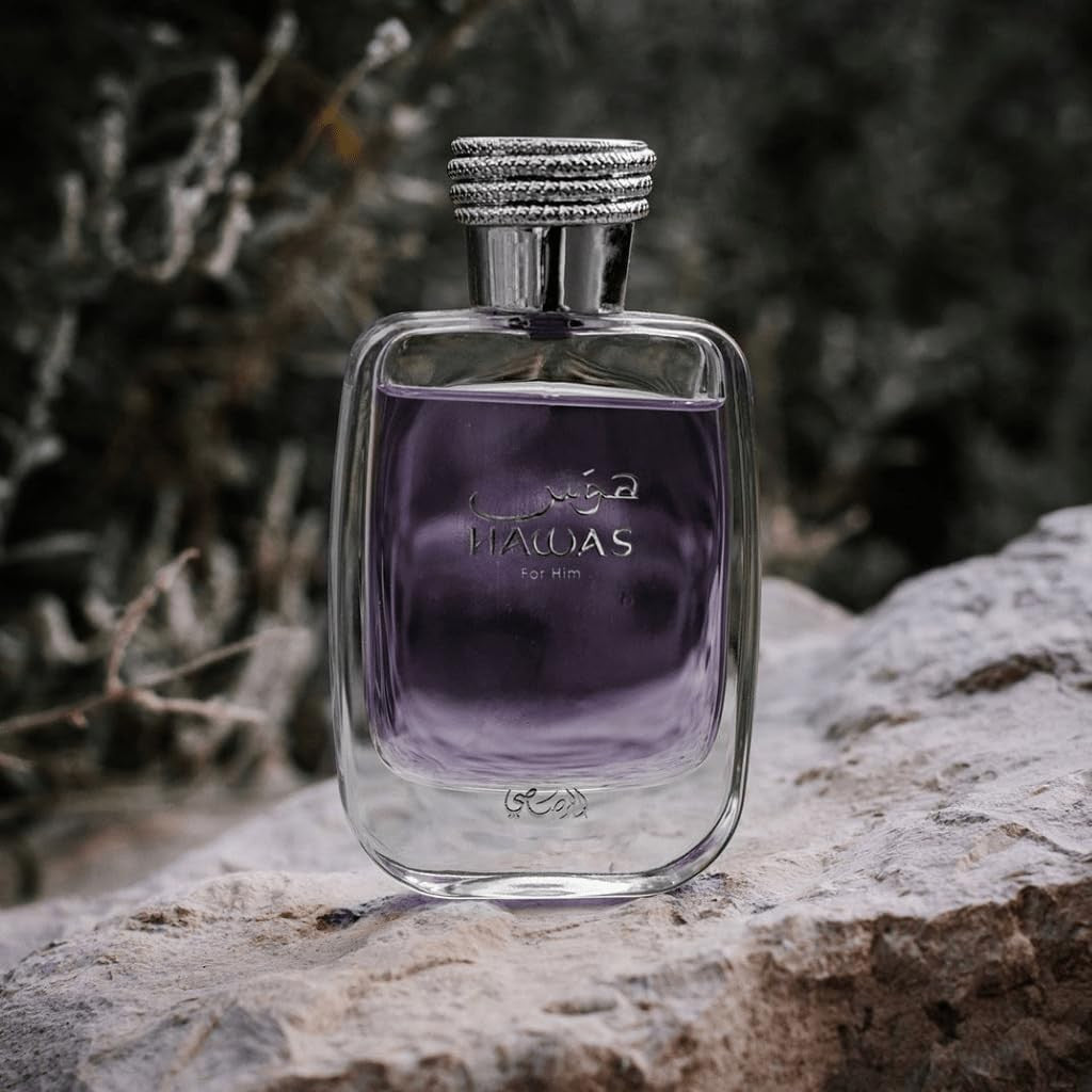 Perfume masculino Hawas – eau de toilette spray 100ml (3.4oz), perfume árabe premium
