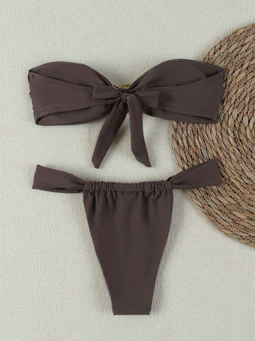 "2025 Sexy Bandeau Push-Up Bikini Set - Brazilian Thong Swimwear for Women";;VERDADEIRO;;"JY777-RE,L