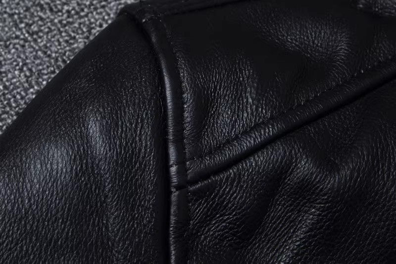 YR!Wholesales.Plus size.Men Classic casual leather jacket.super sales origin natural cowhide coat.slim short leather cloth