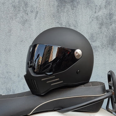 ORZ Full Face casco moto Helmet Vintage Chopper Retro Helmet capacete de motocicleta modular helmet DOT Approval