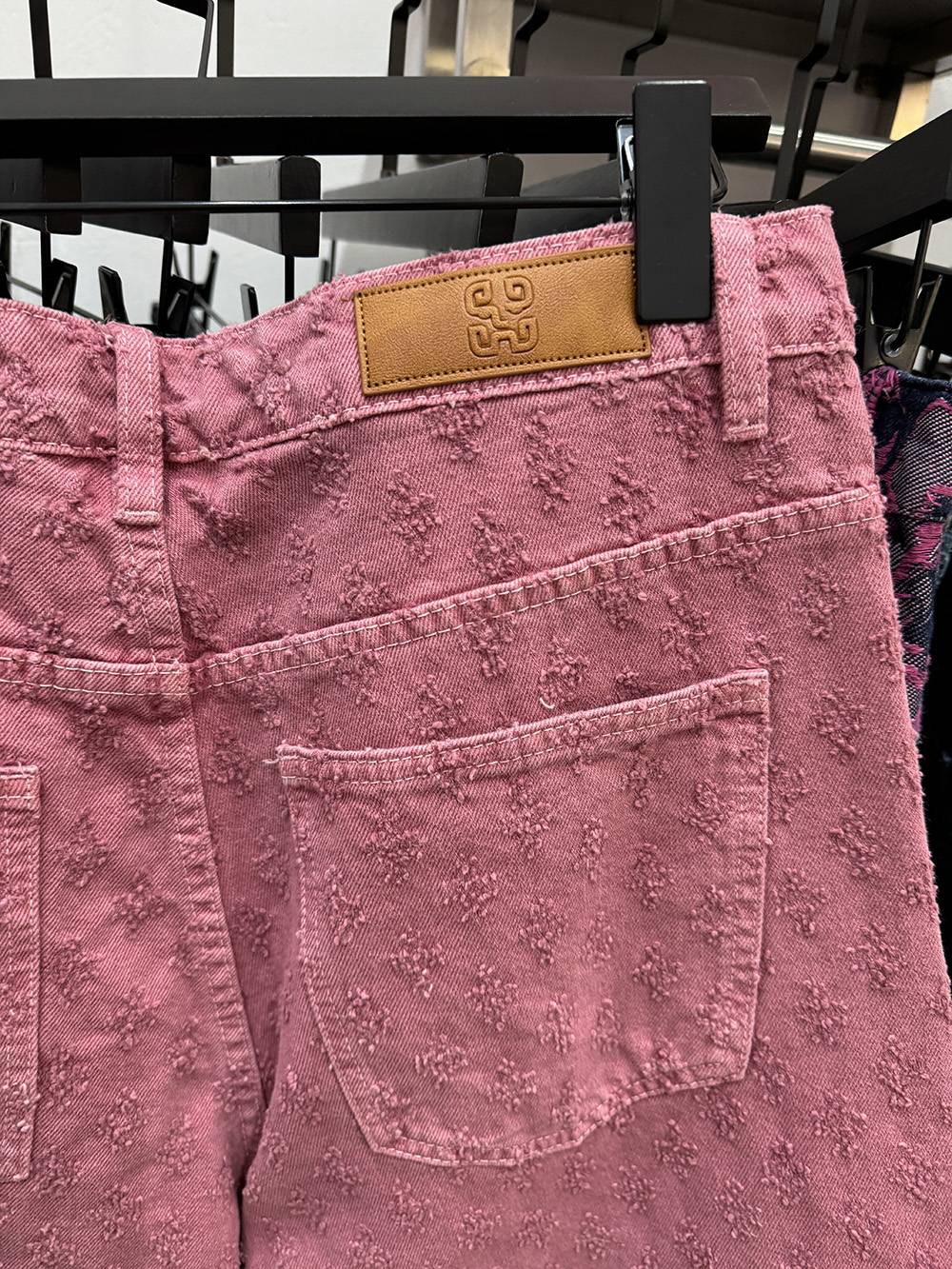 New Summer Men Distressed Short Jeans Vintage Jacquard Straight Leg Men's Denim Shorts Pants