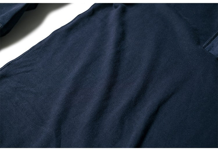 Bronson 350g Heavyweight L/S Henley Shirt Vintage Plain Base T-Shirt For Men