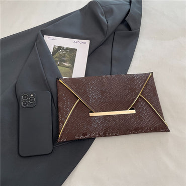Envelope Clutch Handbag PU Leather Envelope Bag Envelope Clutch Bag for Weddings Parties Bridal Proms