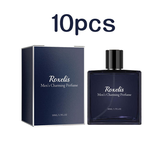 Roxelis 50ml Men Glamour Perfume Spray Colônia Leve Fresca Feromônio Casal Romântico Encontro Cavalheiros Charmo