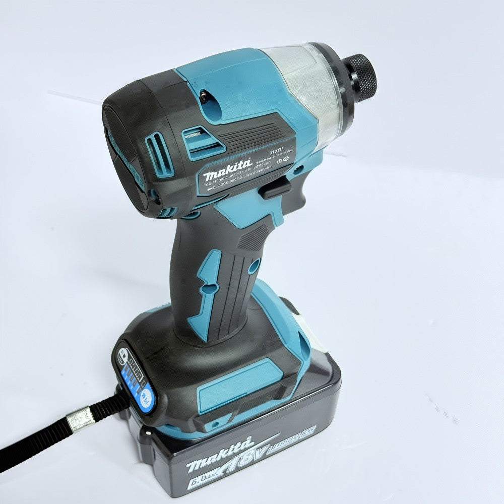 Parafusadeira de Impacto Makita DTD173 18V a Bateria Brushless - Chave de Fenda Elétrica para Madeira e Parafusos (Máquina sem Bateria)