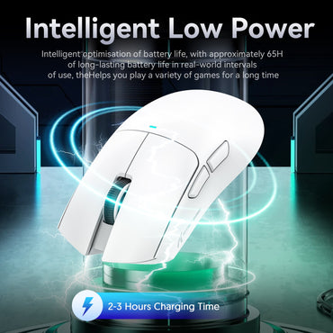 Attack Shark X11 Wireless Gaming Mouse: 3-Mode (2.4GHz/Wired/Bluetooth), PAW3311, 22000DPI, 400IPS, PC Gaming Mouse