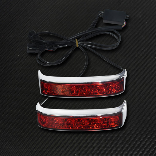 Motorcycle Turn Signal Light Saddle Bag Tail Indicators Brake Lamp For Harley Street Glide Road King CVO Limited FLHX 2014-2022