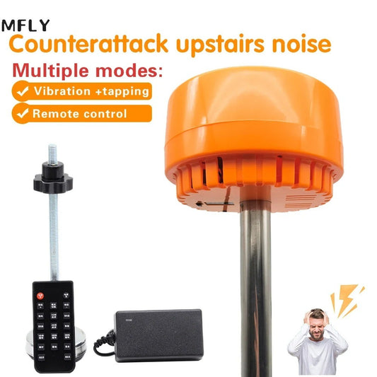 Reduce/Decrease/Cut Down Neighbor Upstairs Noise Machine Noise Deadener Muffler Strike Back Tool ?Orange tapping+vibration