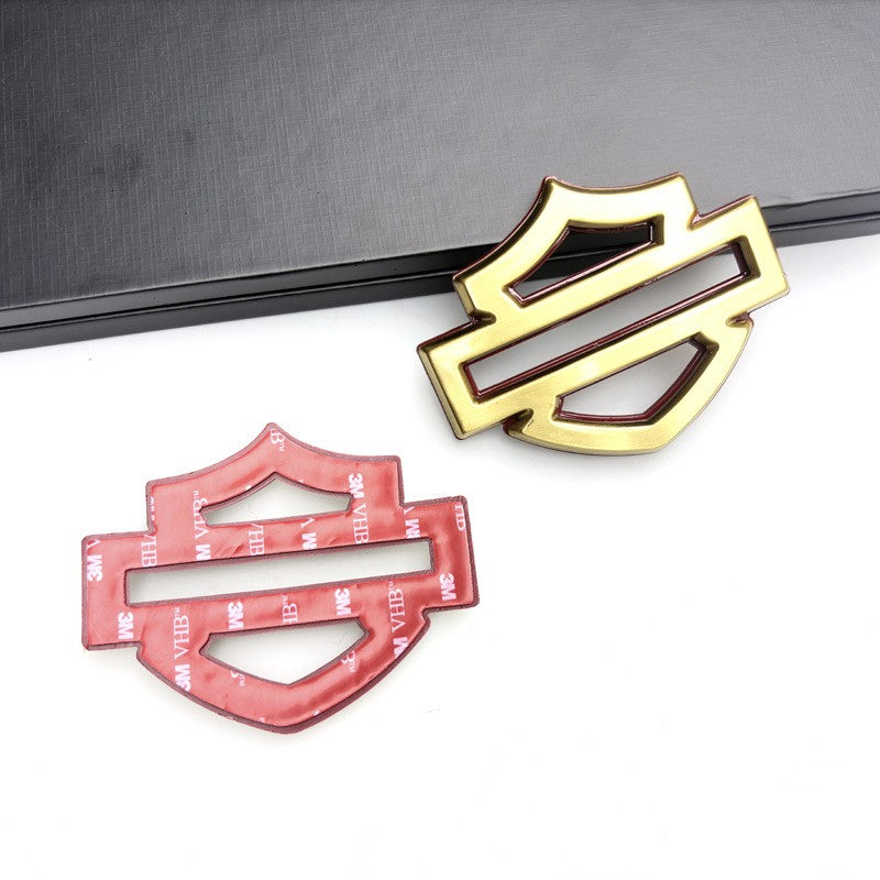 Adesivos Metálicos 3D Acessórios Para Motocicletas Emblema Logo Decalques Adesivo De Decoração De Crachá De Corpo Lateral Para Tanque De Combustível Para Harley Davidson