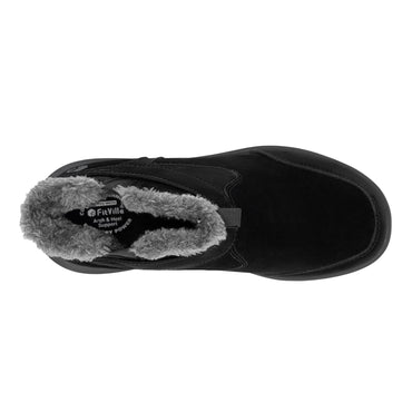 Fitville Men's Boots Winter Wide Version Outdoor Lightweight Snow Boots Men's Waterproof & Non-Slip Thick Warm Thick Fur