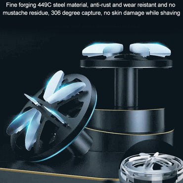 Men's Portable Mini Electric Shaver USB Charging Multifunctional IPX7 Waterproof Shaver