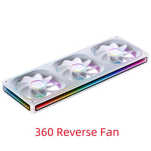 JONSBO ZA-120/240/360 Computer Case Fan 12CM 5V ARGB 120mm Monolithic Structure Water-Cooled Fan PWM Forward/Reverse Fan Kits