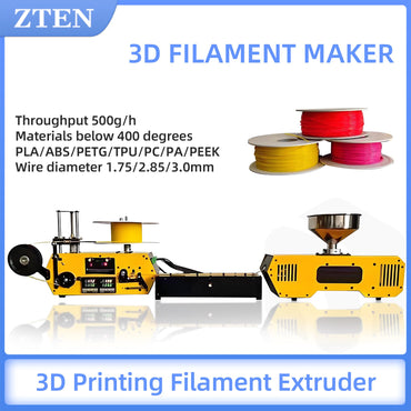 3D Filament Maker Extruder Desktop High-Precision 3D Printing Consumables Extruder 3D Printing Filament PLA ABS PE Extruder