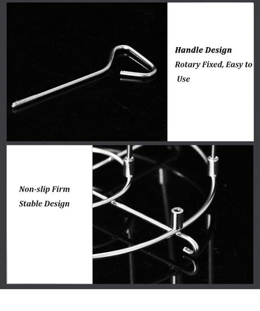 12Pcs Stainless Steel Air Fryer Oven Barbecue Stick Kitchen BBQ Skewer Grill Reusable Baking Stick Needle Kebab Cooking Tool