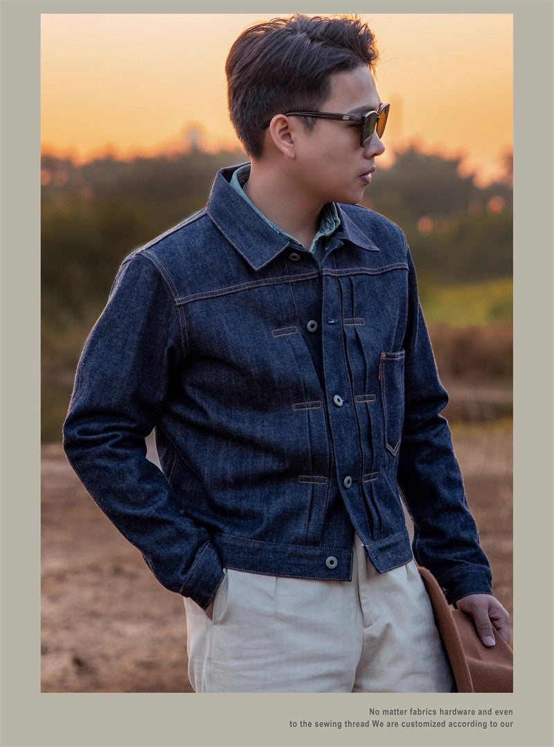Red Tornado 506XX Jean Jacket American Casual Style Type 1 Selvedge Denim Blouse