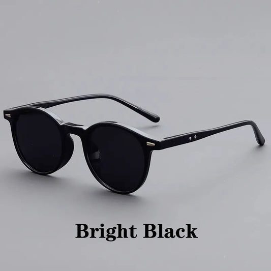 Vintage Round Sunglasses for Women Men Circular Sun Glasses Female Oval Eyewear Oculos De Sol for Male Female Eyeglasses