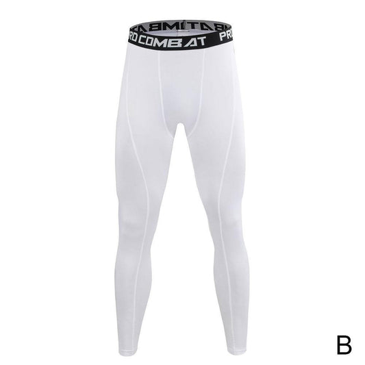 Men Compression Tight Leggings Running Sports Male Workout Bottoms Trousers Jogging Dry Yoga Pants Quick Fitness Training