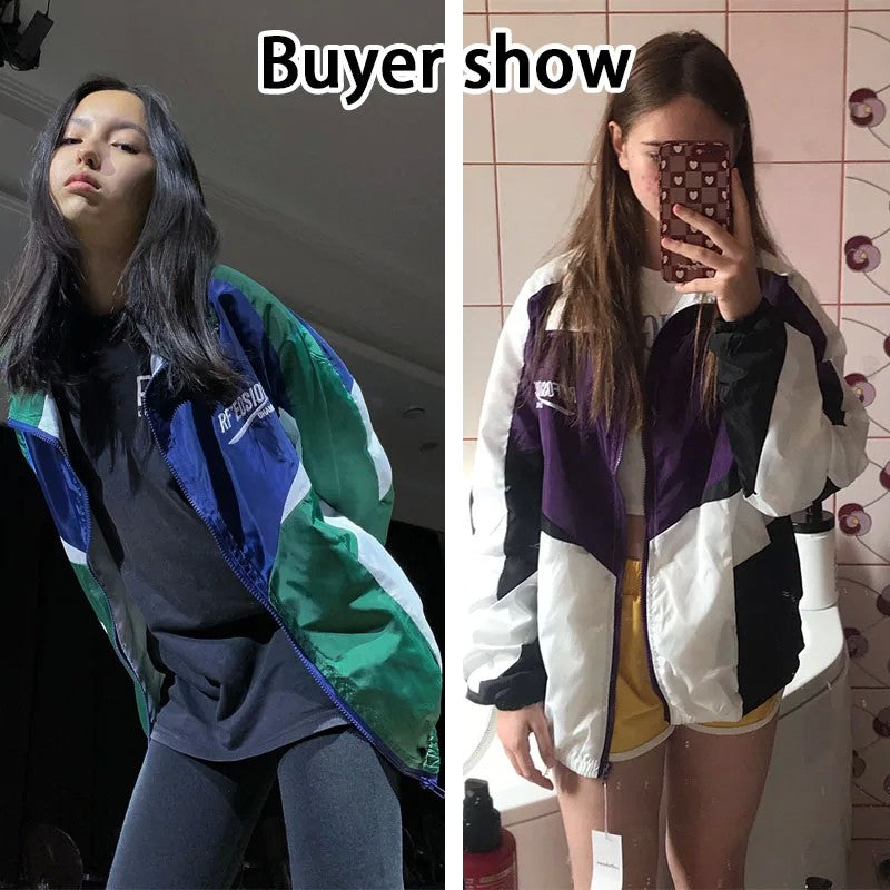 College Style Varsity Jacket Men's Spring Letter Embroidery Bomber Jacket Casual Street Loose Patchwork Zipper Coat Couple