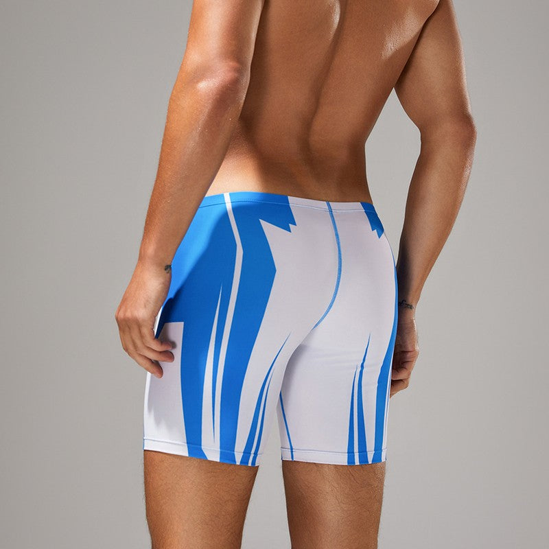 SEOBEAN Men's Low-Waist Boxer Shorts Swimming Trunks Hot Spring Pants Men's Swimsuit Comfortable Briefs Water Sports Gear