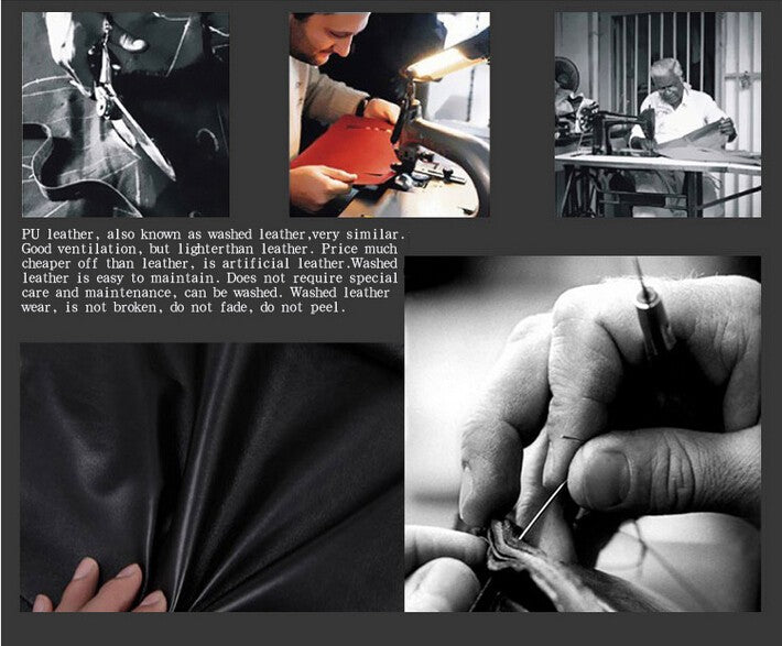 High-end Brand Men's Zipper Leather Jacket Wolverine Slim Fit Short Coat Retro Locomotive Logan Bomber PU Leather Jacket 5XL-M