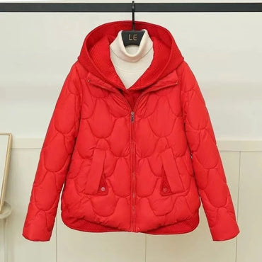 2024 Fashion Coats Korean Style Loose Cropped Coat Women Jacket Women Parkas Warm Puffer Jackets Casual Coat New Winter Clothes