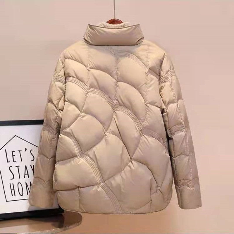 Women Jacket 2025 New Autumn Winter Parkas Female Light Thin Down Cotton Coat Femme Casual Short Warm Basic Outerwear Ladies Top