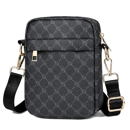 Luxury Designer Men Small Shoulder Bag PU Leather Messenger Crossbody Phone Bag For Men Vintage Style Men Handbag Bag Bolsa Sac