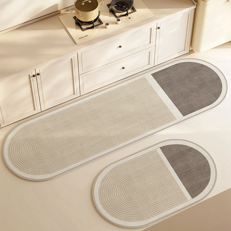 Super Absorbent Kitchen Floor Mat Long Diatomite Kitchen Rug Soft Washable Carpets Anti Slip Bathroom Entrance Doormat ????