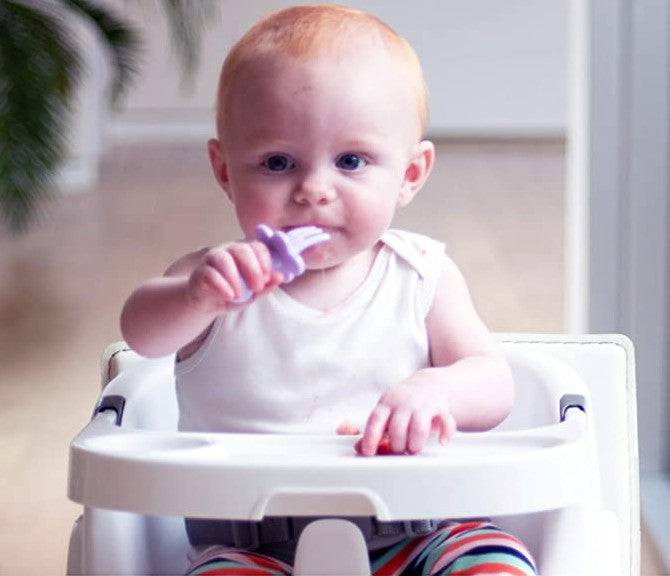 MIYOCAR personalized First Self Feed Baby Utensils – Anti-Choke, BPA-Free Baby Spoon and Fork Toddler Utensils Set