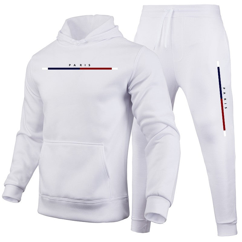 2025 Autumn New Arrival Man Hooded Tracksuit 2pcs Set Hoodie&sweatpants Male Daily Casual Sports Jogging Suit Gym Fitness Outfit