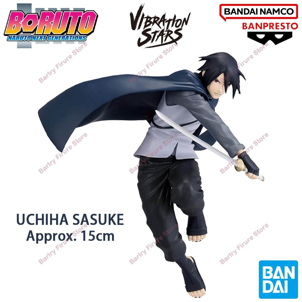 Em Estoque BANPRESTO Vibration Stars Boruto: Naruto Next Generations Uzumaki Boruto Uchiha Sasuke Anime Figure Brinquedos em Caixa