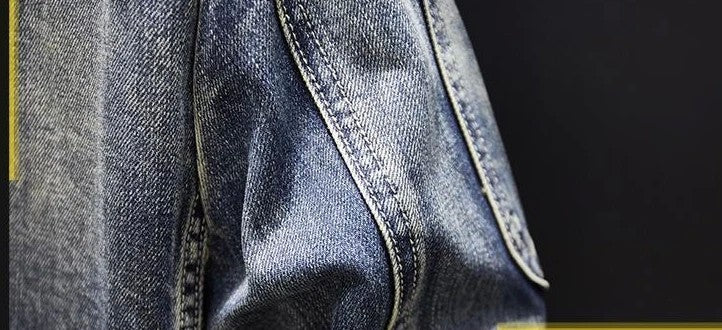 Zip V Denim Jackets Man Trendy Cowboy Coat for Men Loose Y2k Outwear In Lowest Price Korean Popular Clothes Lxury Fashion New