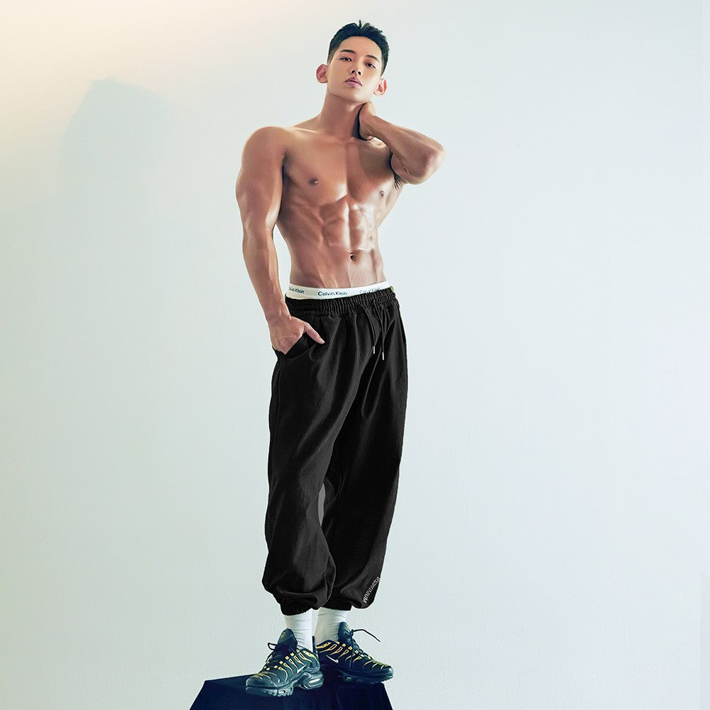Muscle Men Sports Pants Training Basketball Running Loose Korean Version Of Casual Fitness Pants Fashionable Fitness Pants